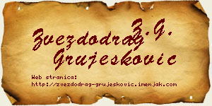 Zvezdodrag Grujesković vizit kartica